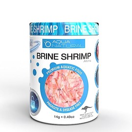 Aqua Natural Freeze Dried Brine Shrimp 0.4oz Fish Food