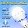 Neporal LITE PRO Battery Backup Light Bulbs, 2600mAh Rechargeable Light