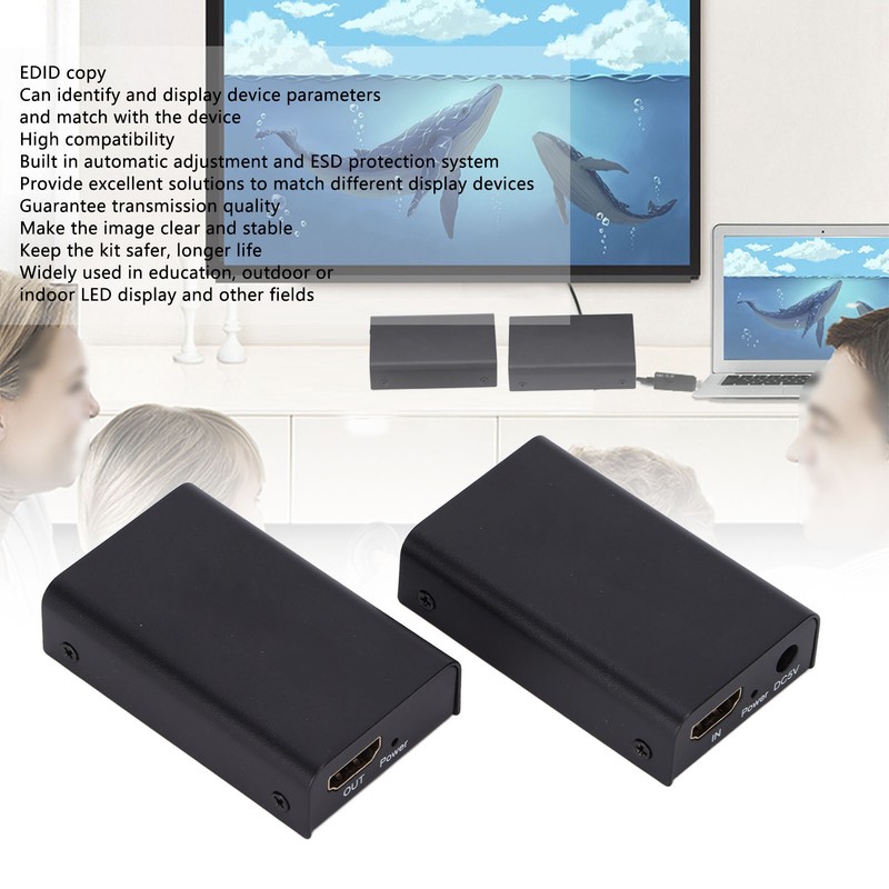 HD Multimedia Interface Extender 1080P Cat6 Cat7 RJ45 PC Television