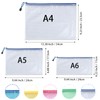 Document Bag A4 + A5 + A6, Pack of 15