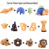 40 PCS Japanese Animal Erasers, Bulk Pencil Erasers Japanese Come