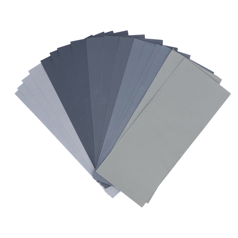 20Pcs Sand Paper Dry Wet Sandpaper 1000 to 7000 Grit