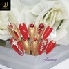 ❣️Red point handmade nail tip❣️ - Short ballerina / ❣️레드포인트
