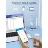 Govee Hygrometer Thermometer 3Pack H5100, Mini Bluetooth Temperature Humidity Sensor