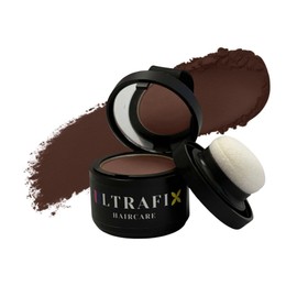 Ultrafix Haircare Hairline Powder, Root touch up, Conceals Hair Loss, Hair Shadow Toppers for Women & Men, Touch Up Thinning Gray Hair, Sweatproof (Brown, 0.14 Ounce)