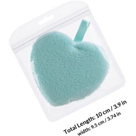 Almohadillas Desmaquillantes Reutilizables en Forma de Corazón, 4 Piezas Multicolor, Esponjas Faciales para Limpieza y Exfoliación Profunda, Ideales para Cuidado Piel y Uso