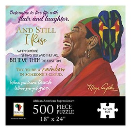 African American Expressions - Jigsaw Puzzles (Maya Anglelou Quotes)