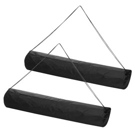 PATIKIL 44" Camping Chair Replacement Bag Set of 2 Nylon Folding Carrying Bag with Shoulder Strap for Outdoor Camping Black