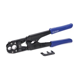 iCrimp IWS-1234N Pex Pipe Crimping Tool, Plumbing Tool with Convertible 1/2" and 3/4" Jaws for Copper Ring, meets ASTM 1807 Standard