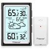 Geevon Large Display Digital Thermometer Hygrometer, Accurate Indoor Outdoor Temperature
