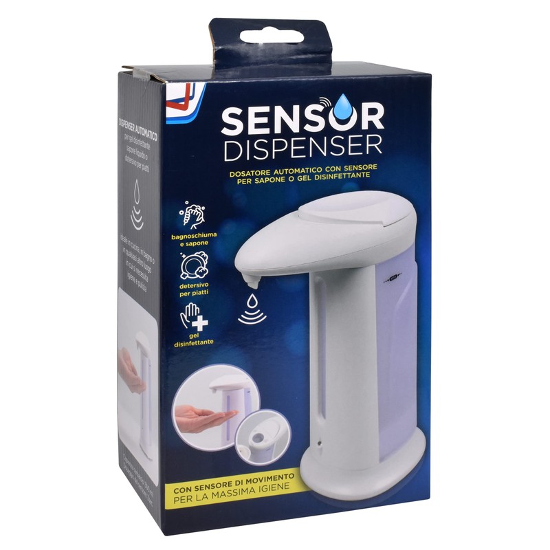 EURO MARKETING MANUFACTURING Automatic Sensor Dispenser, White, One Size