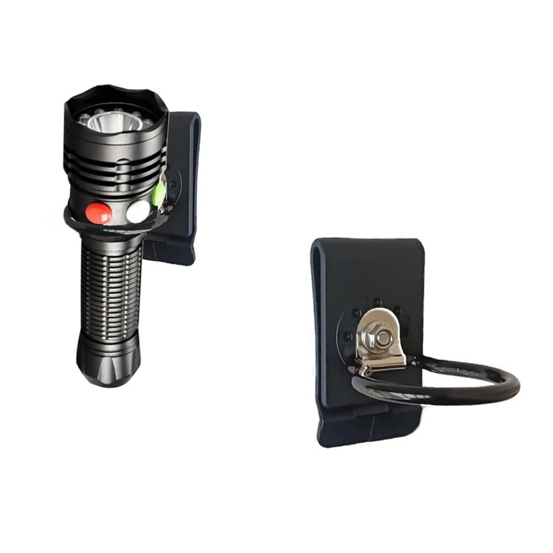 XXHong 2PCS Flashlight Holder for Belt Flashlight Holder Belt Flashlight
