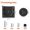 Universal Rotating Dartboard Wall Mount Set for Steel Dartboards -