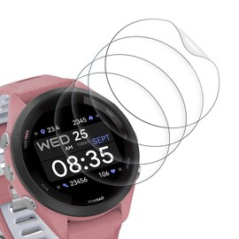 Pack of 4 Screen Protectors for Garmin Forerunner 965 Screen Protector, 0.33 mm Easy Installation Protection for Garmin Forerunner 965 Film, [Anti-Fingerprint] HD TPU Soft for Forerunner 965 Screen