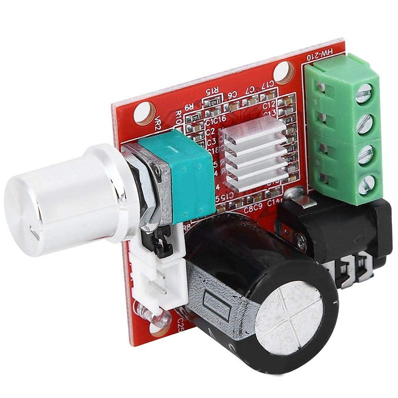 Oumefar Audio Amplifier DC 8-12V AMP Stereo Amplifier Module 3.5