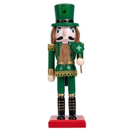 Christmas Nutcracker Puppet Figurine Christmas Nutcracker Figurine Traditional Nutcracker Wooden Nutcracker st. patrick s day soldier doll st. patrick s day nutcracker wooden nutcracker soldier standi