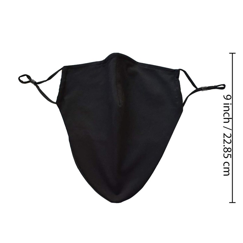Men Large Beard Mask, Face Mask for Bearded Men, Reusable