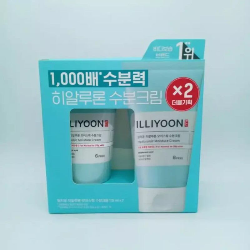 일리윤 히알루론 모이스춰 수분크림 105ml x 2 / 더블기획 Elizavecca