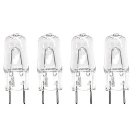Lind Kitchen 4PCS 120V/50W G8 Halogen Tungsten Bulb Light Bulb Halogen Light Bulb Fits for GE Over The Stove Range Microwave Hood