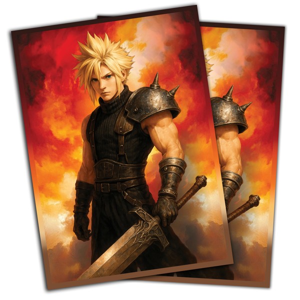 Anime Mercenary Soldier Card Sleeves 100 Pack – Compatible with