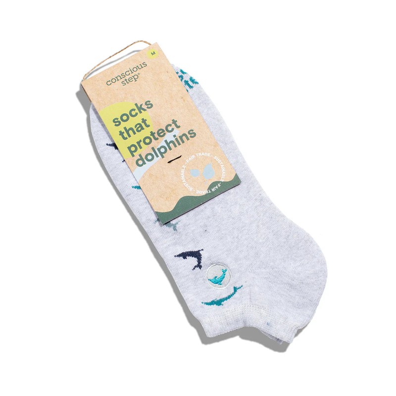 Conscious Step Socks that Protect Dolphins - Ankle, Small