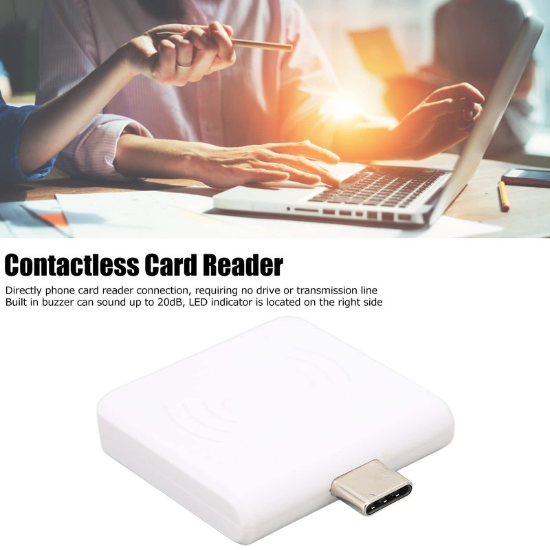 Jectse Card Reader, Type C Phone OTG Card Reader, Contactless