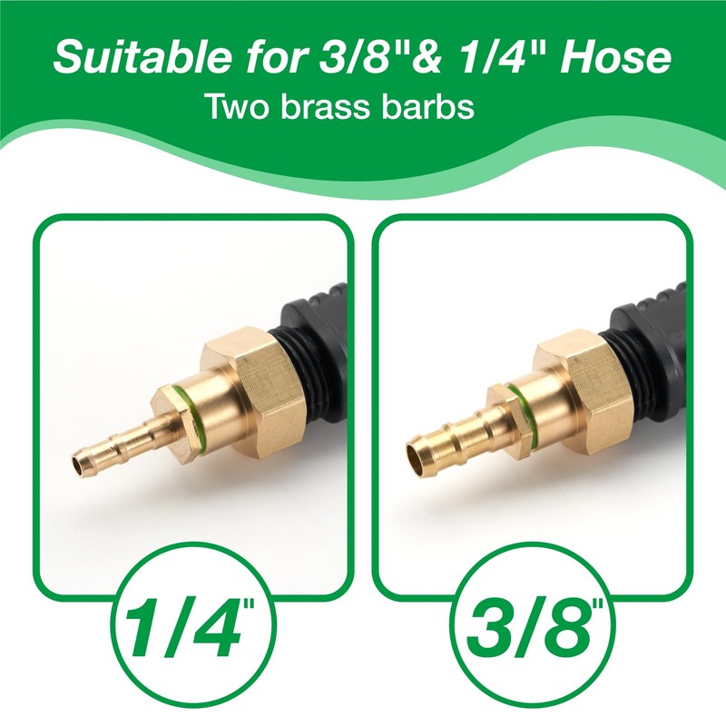 29 Inches Sprayer Wand,1/4" & 3/8" Brass Barbs Sprayer Wand