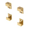 CRL Brass 5/8" Wide Mirror Clip Set