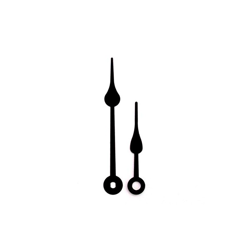 New Replacement Black Euroshaft Clock Hands Compatible With UTS Hermle