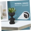 iplusmile Sitting Human Shaped Ceramic Flower Pot Creative Desktop Planter