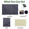 Large Stone Drying Mat for Kitchen Counter, 24"x16" Collapsible Quick