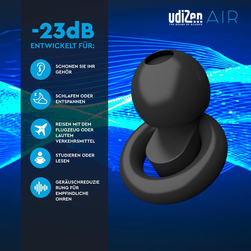 Ear Plugs for Sleeping Travel Learning with Noise Cancelling -23dB