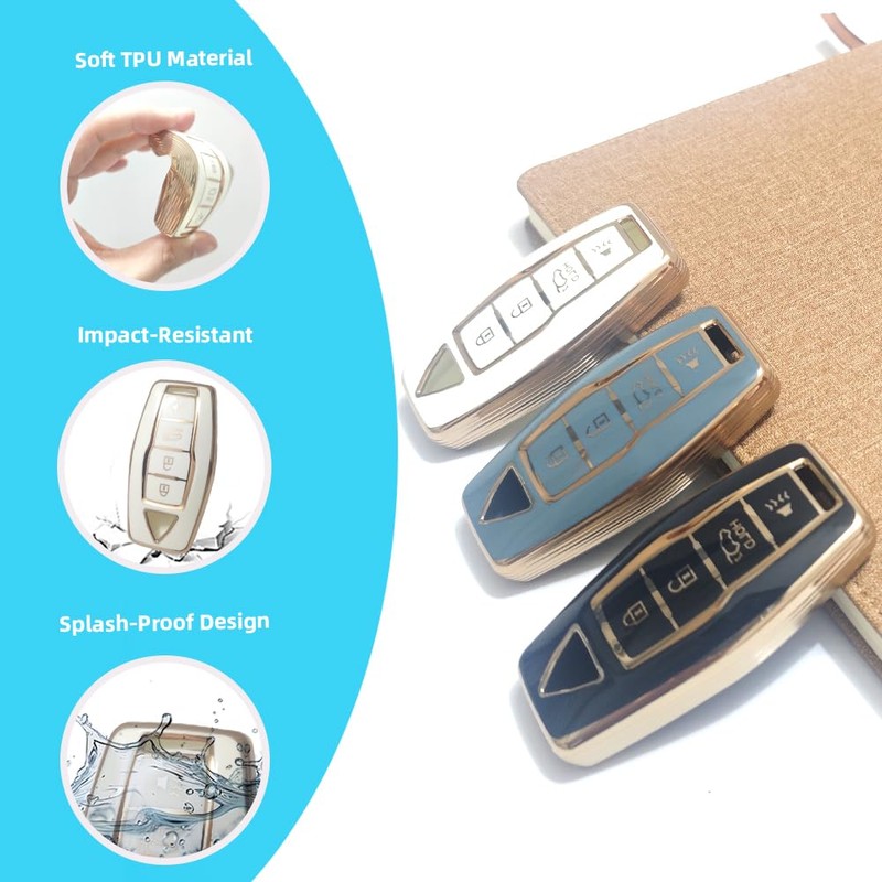 ATFIGII Car Key Fob Cover Compatible with Mitsubishi Outlander 2025
