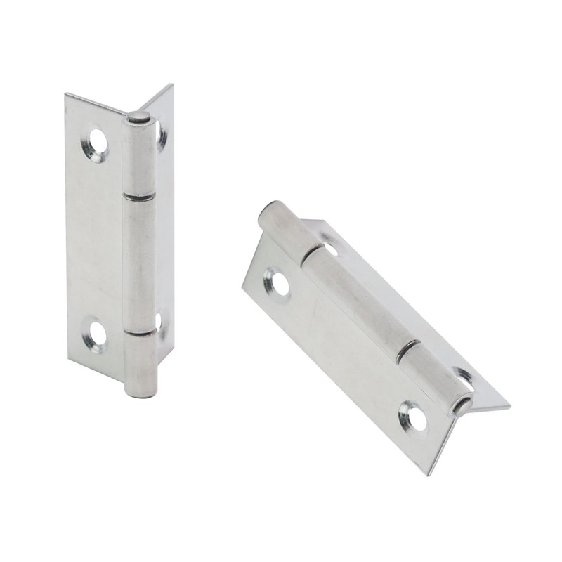 Mcredy Hinges Jewelry Box Hinges 2-inch Silver Stainless Steel Pack