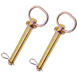 Tractor Towing Hitch Pin 3/4" X 6-1/4" Useable Length,Swivel Handle Hitch Pin with Clip Pin,Universal Farm Implement Pin Compatible with John Deere,Kubota,Massey Ferguson 3013-1353 251540