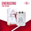Capacitor (Oval) 40uF ±5%, 40MFD, 370V/440V Single Element CBB65 Motor