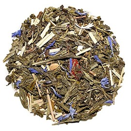 Capital Teas Green Gojiberry Superfruit Tea Blend, Fruity Green Tea, Sencha Loose Leaf Green Tea with Gojiberry, Lemongrass, and Pomegranate, 1 Lb Bag (16 Oz)