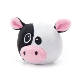 The Petting Zoo Cow Stuffed Animal Plushie, Gifts for Kids, Squishiez Wildlife Animal Squeeze Toy, Cow Plush Toy, 3 inches