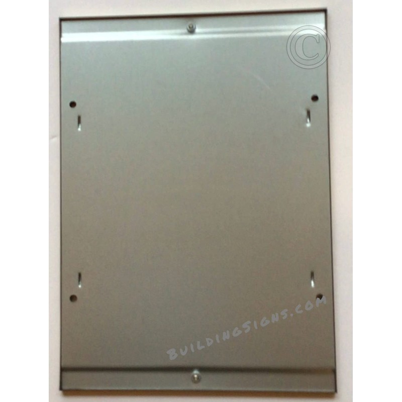 BUILDINGSIGNS.COM Elevator certificate frame 8.5x11 (Lockable !!!, Brushed Gold Stainless