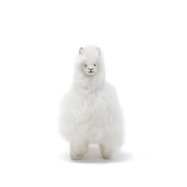 OriginAlpaca - 9" Baby Alpaca Plush Figure - 100% Handmade Alpaca Fur Home Décor