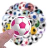 EUFFO 60 Piece Football Sticker Set, Waterproof Graffiti Stickers for