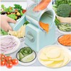 Multifunctional Vegetable Chopper Round Mandoline Slicer Kitchen Rotary Cheese Grater