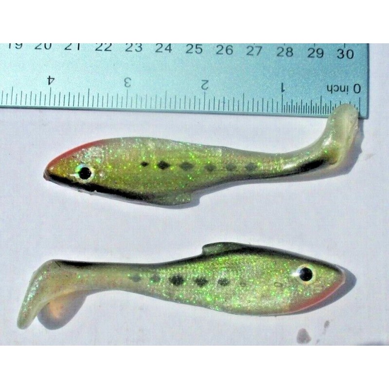 ALL AMERICAN Tournament Quality Soft Plastic Lures 4ct BABY BASS