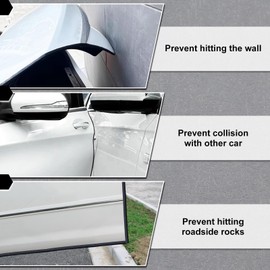 GOLD DEER Car Door Edge Protector Auto Door Protector Edge Guard Car Door Scratch Resistant Close Sound Improvement Door Guard Rubber Car Door Protector Edge Guard Car Door Protector No Glue U Shaped