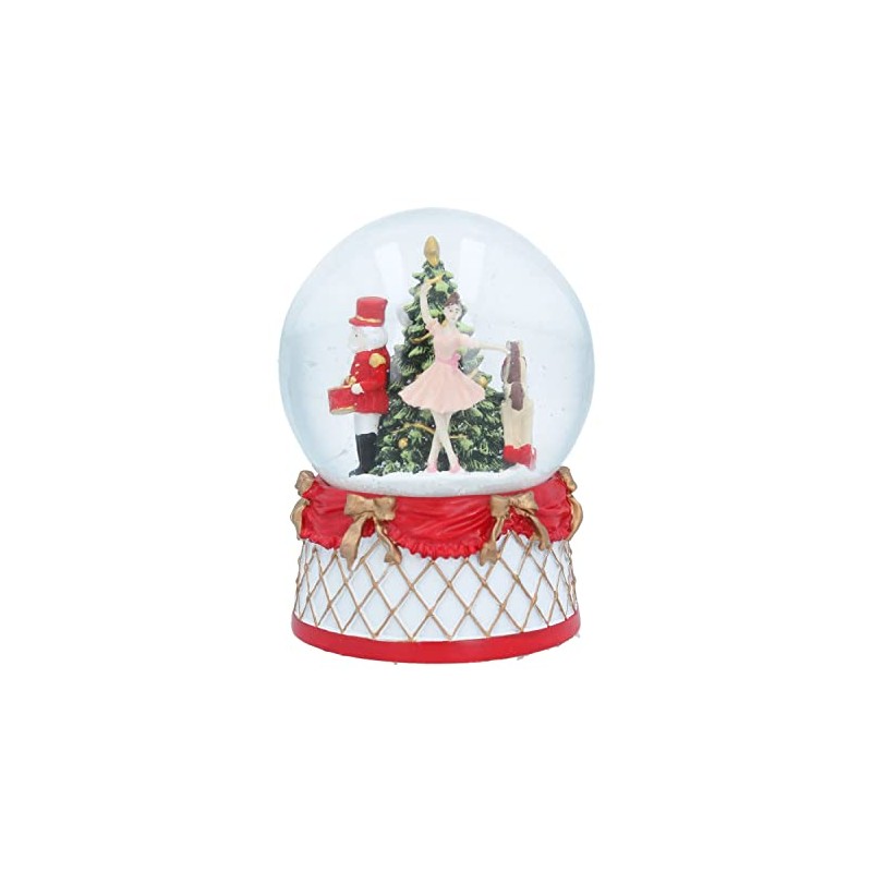 Gisela Graham Christmas Decoration Musical Snow Globe Nutcracker Story