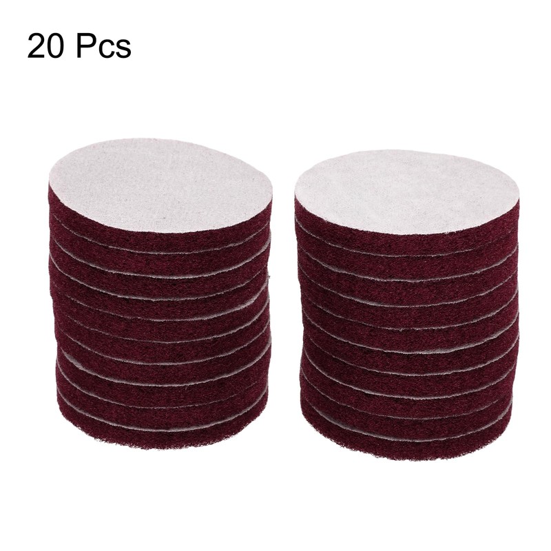 sourcing map 20pcs Scrubber Scouring Pads 500 Grits 4 Inch