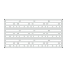 Barrette Outdoor Living 73030576 Morse Decorative Screen Panel, White