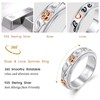 BELLNA Fidget ring rose flower for women (11)