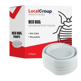 Bed Bug Trap - Eco Friendly Bed Bug Interceptors for Bed Legs - Insect Detector, Interceptor & Monitors for Indoor Home (4)
