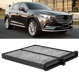 Carbin Air Filter, KD45-61-J6X Auto Car Cabin Air Filter Anti-Pollen Dust Replacement Part for MAZDA 3 6 CX-5